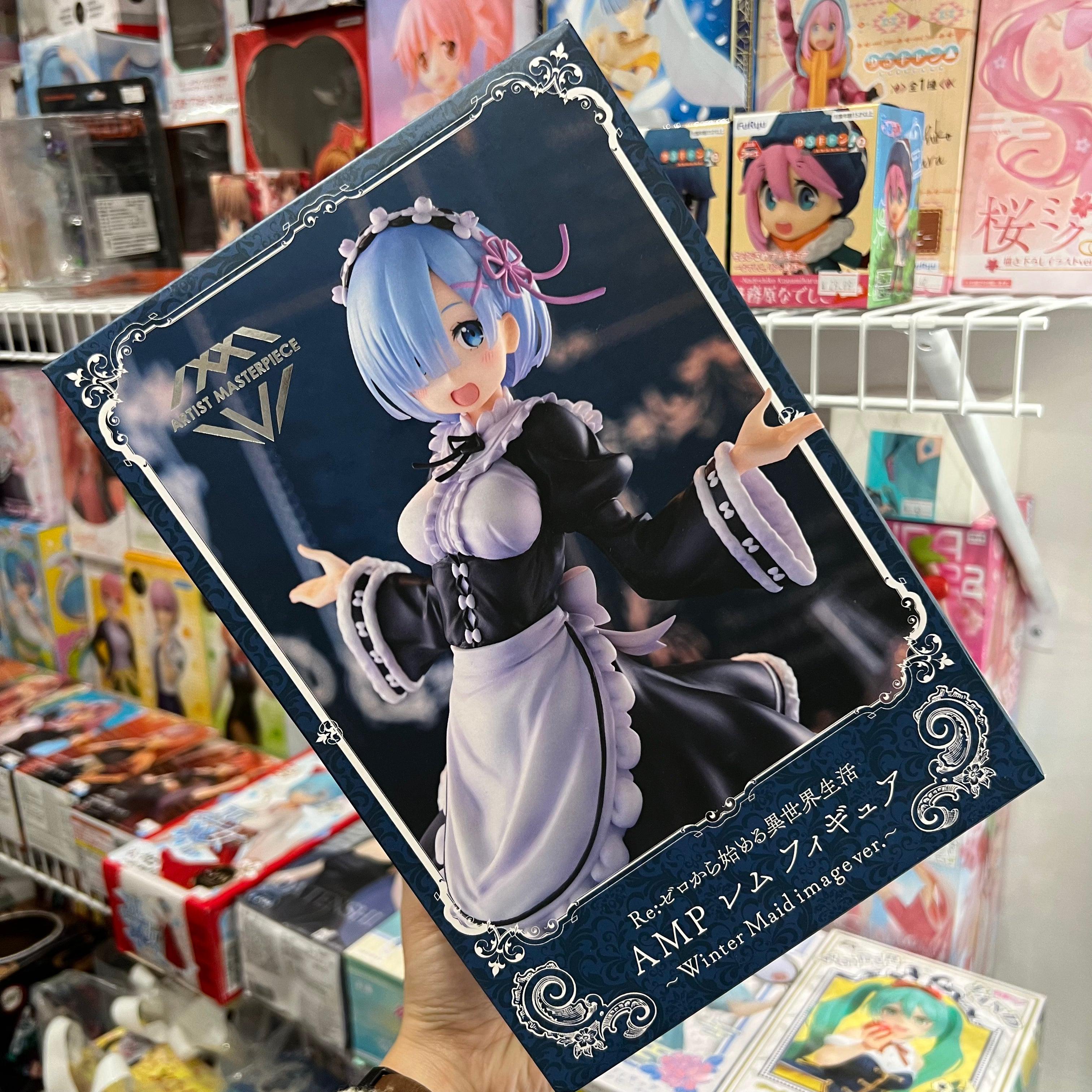  Taito Re:Zero Winter Maid Rem - Colorful Anime PVC Doll -  ARTIST MASTERPIECE, 8 Tall : Toys & Games