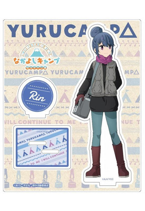 Yurucamp ACROSS Nakayoshi Camp Acrylic Stand Rin